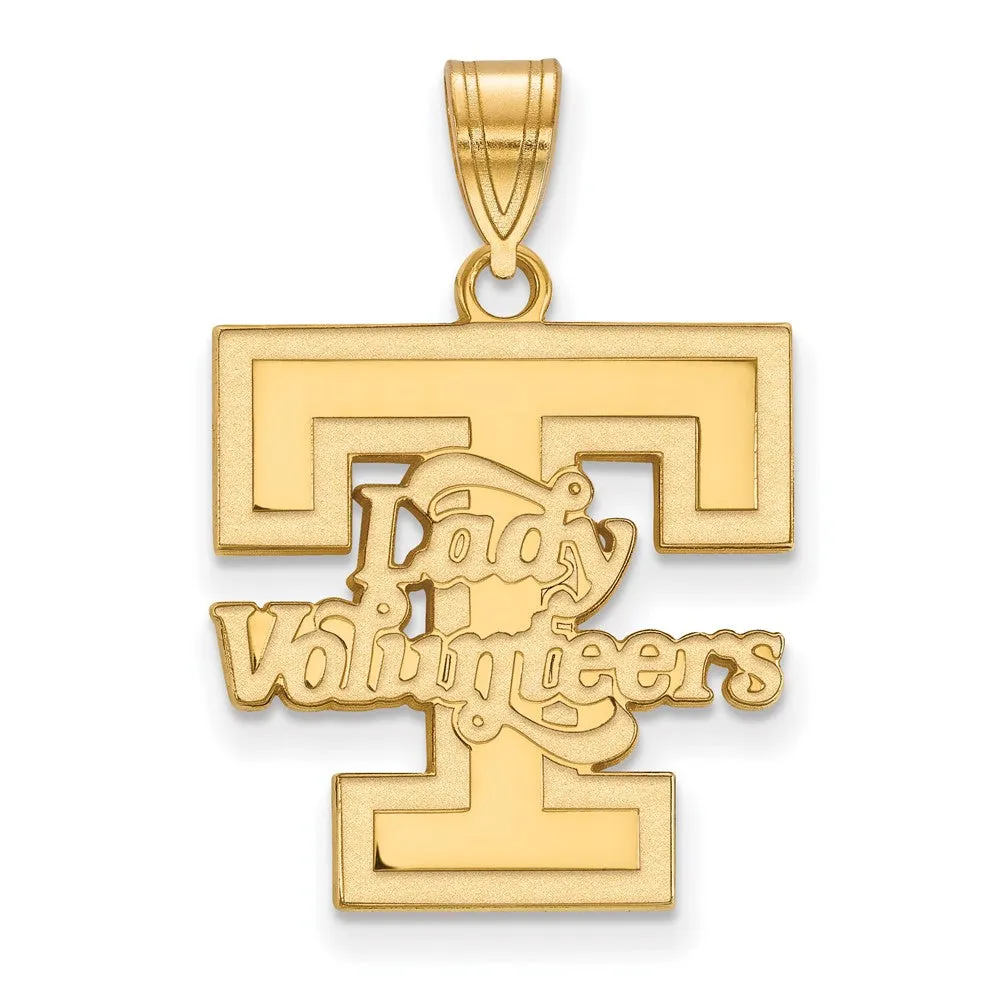 10k Yellow Gold U. of Tennessee Large 'T' Logo Pendant