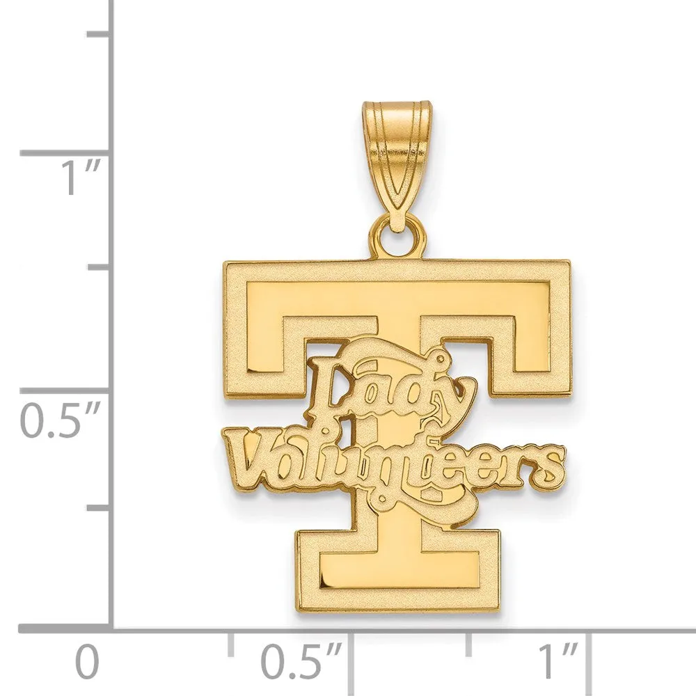 10k Yellow Gold U. of Tennessee Large 'T' Logo Pendant