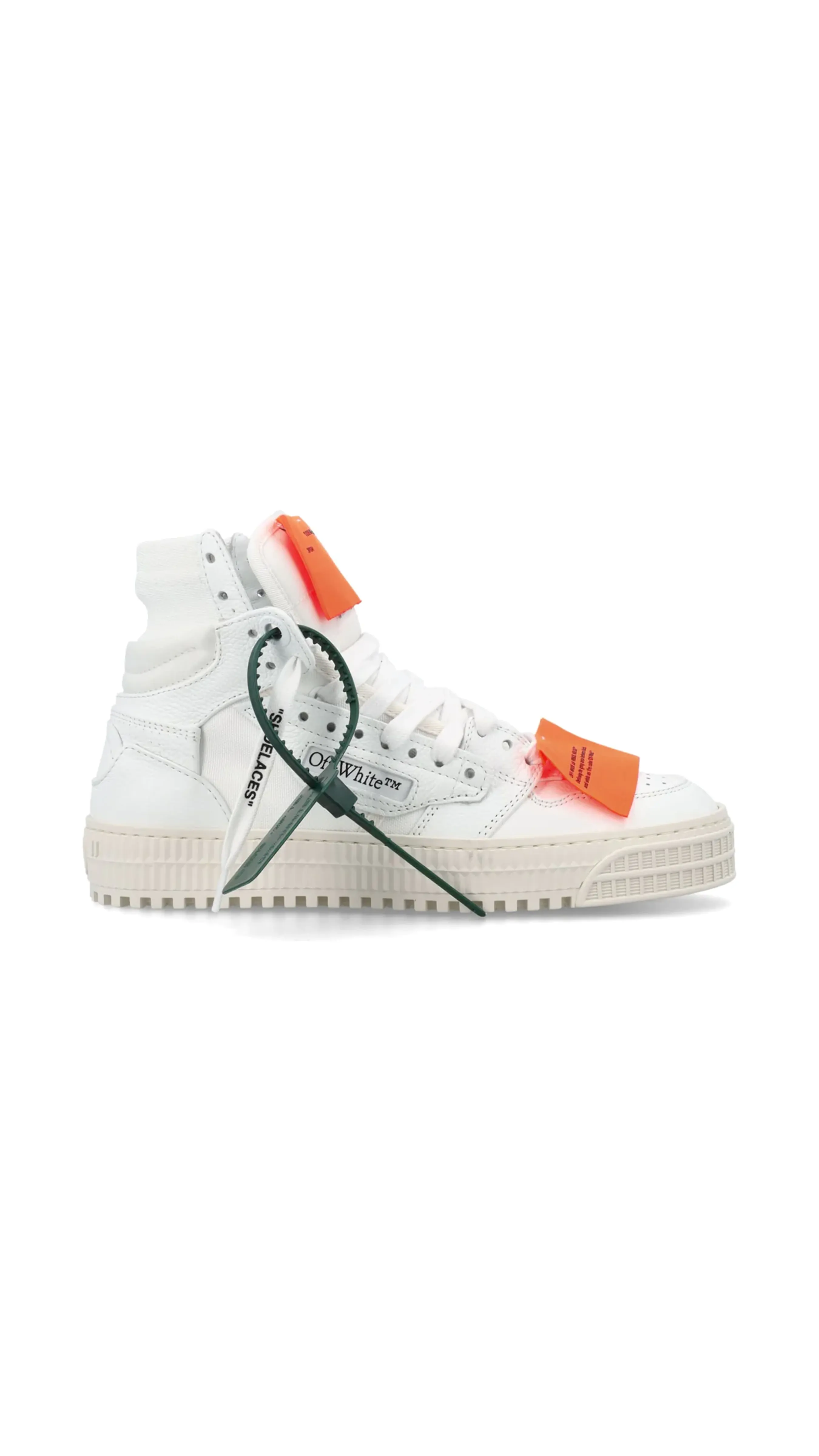 3.0 Off-court High-top Sneakers - White/Orange