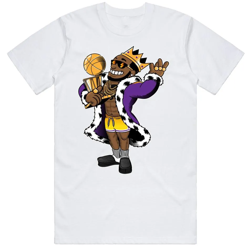 4 Rings Lebron White Tee