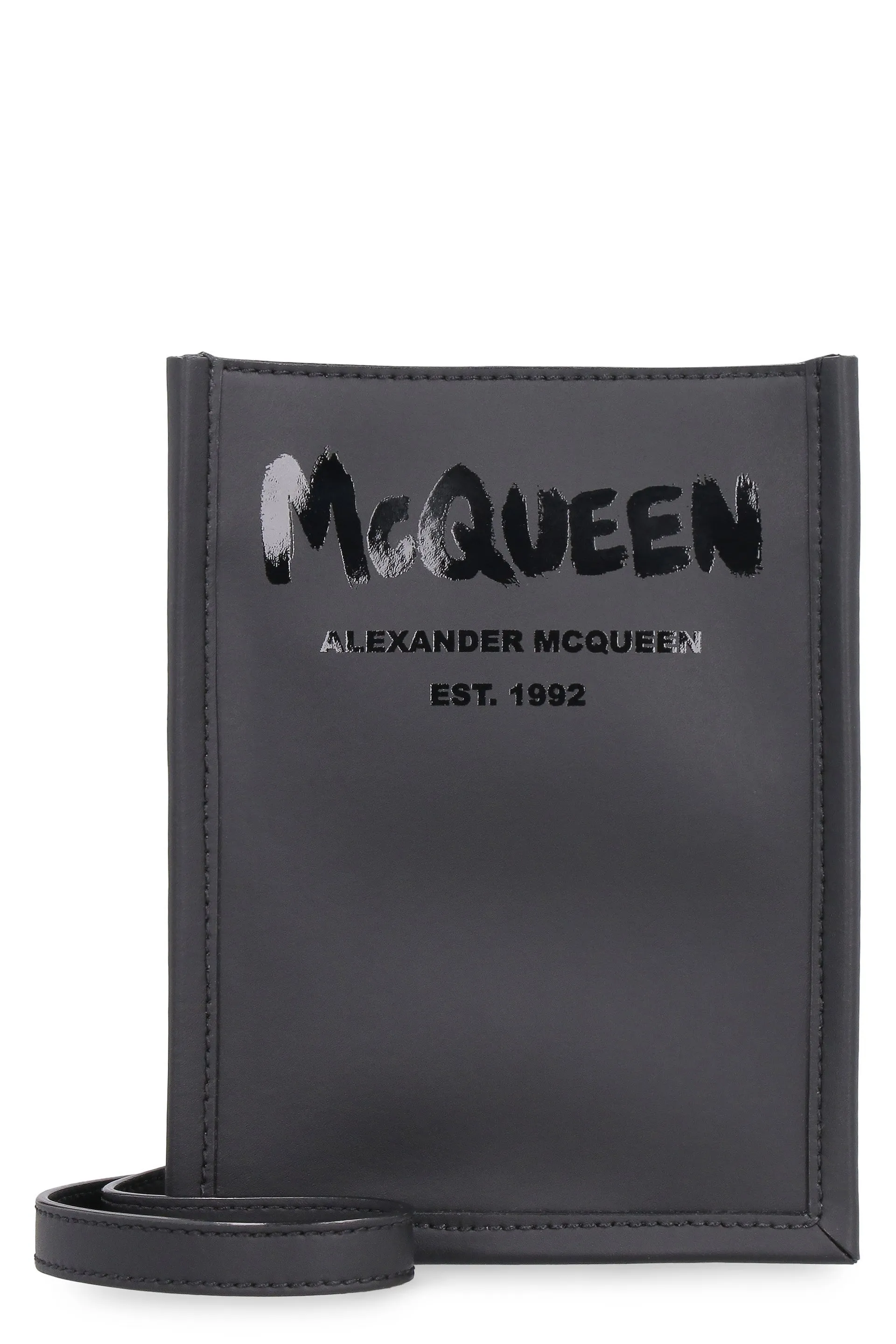 Alexander McQueen Logo PRint Edge Mini Crossbody Bag