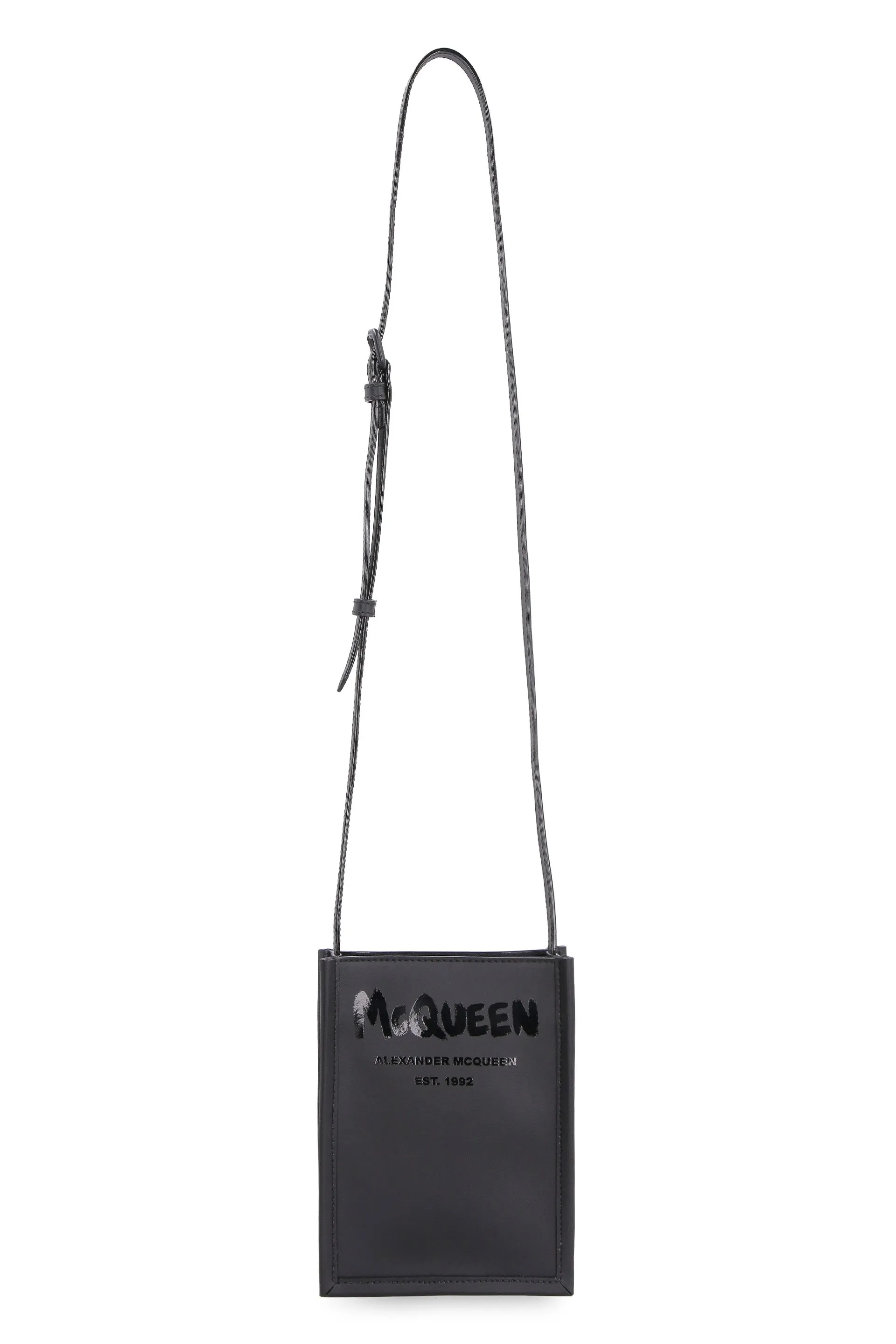 Alexander McQueen Logo PRint Edge Mini Crossbody Bag