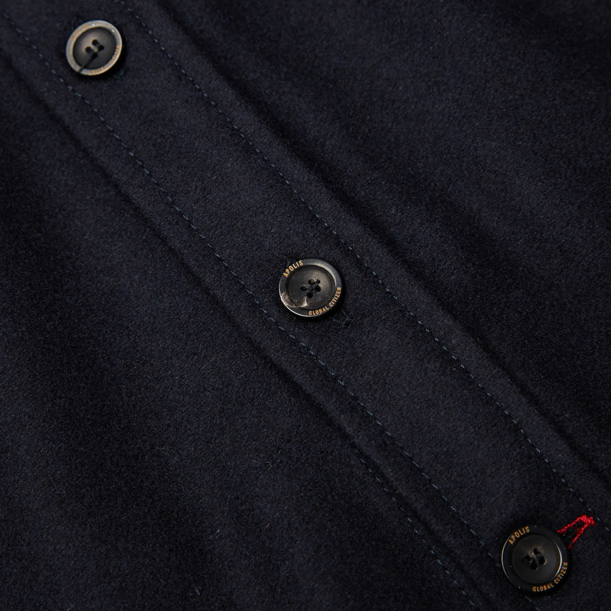 Apolis Wool CPO Shirt JacketNavy