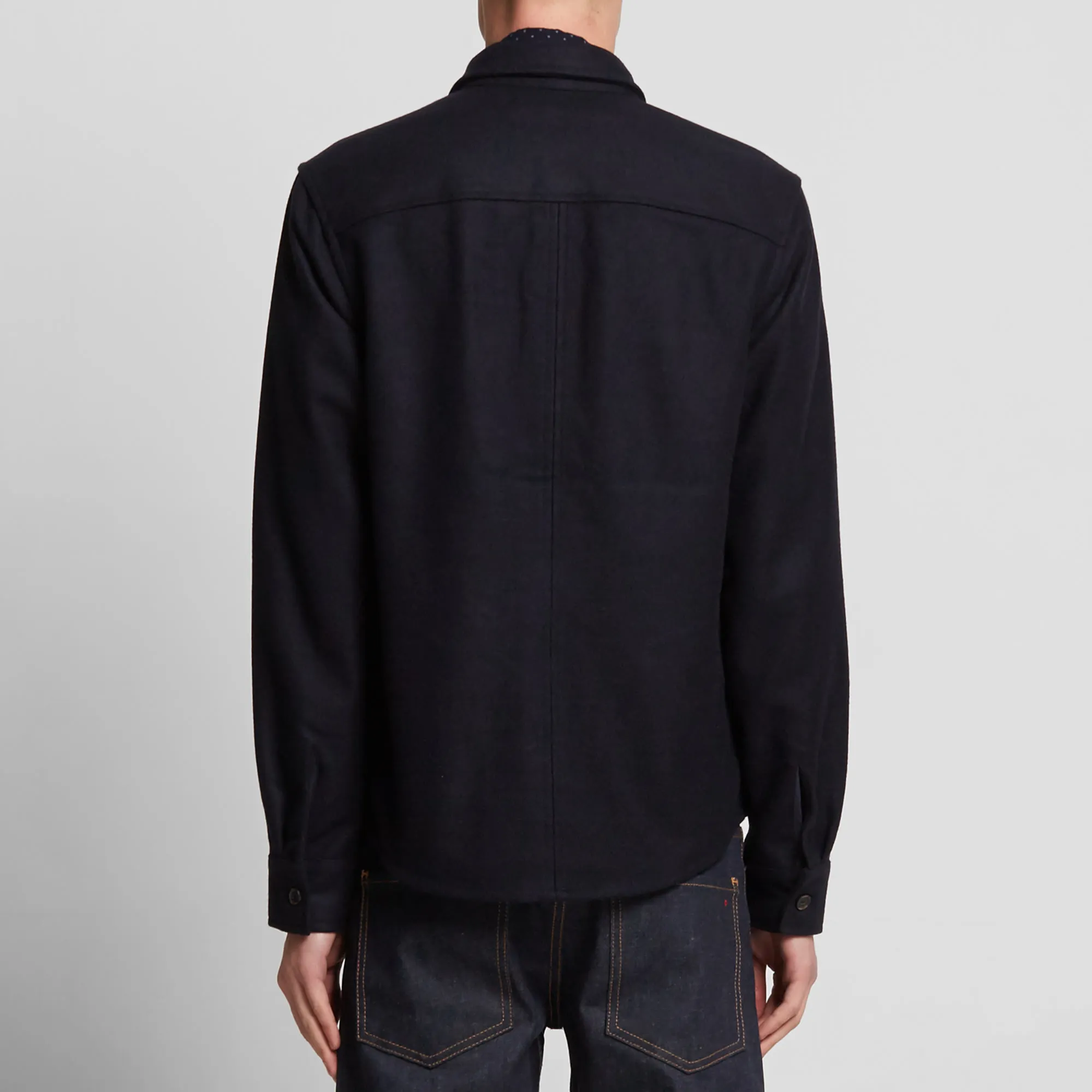 Apolis Wool CPO Shirt JacketNavy