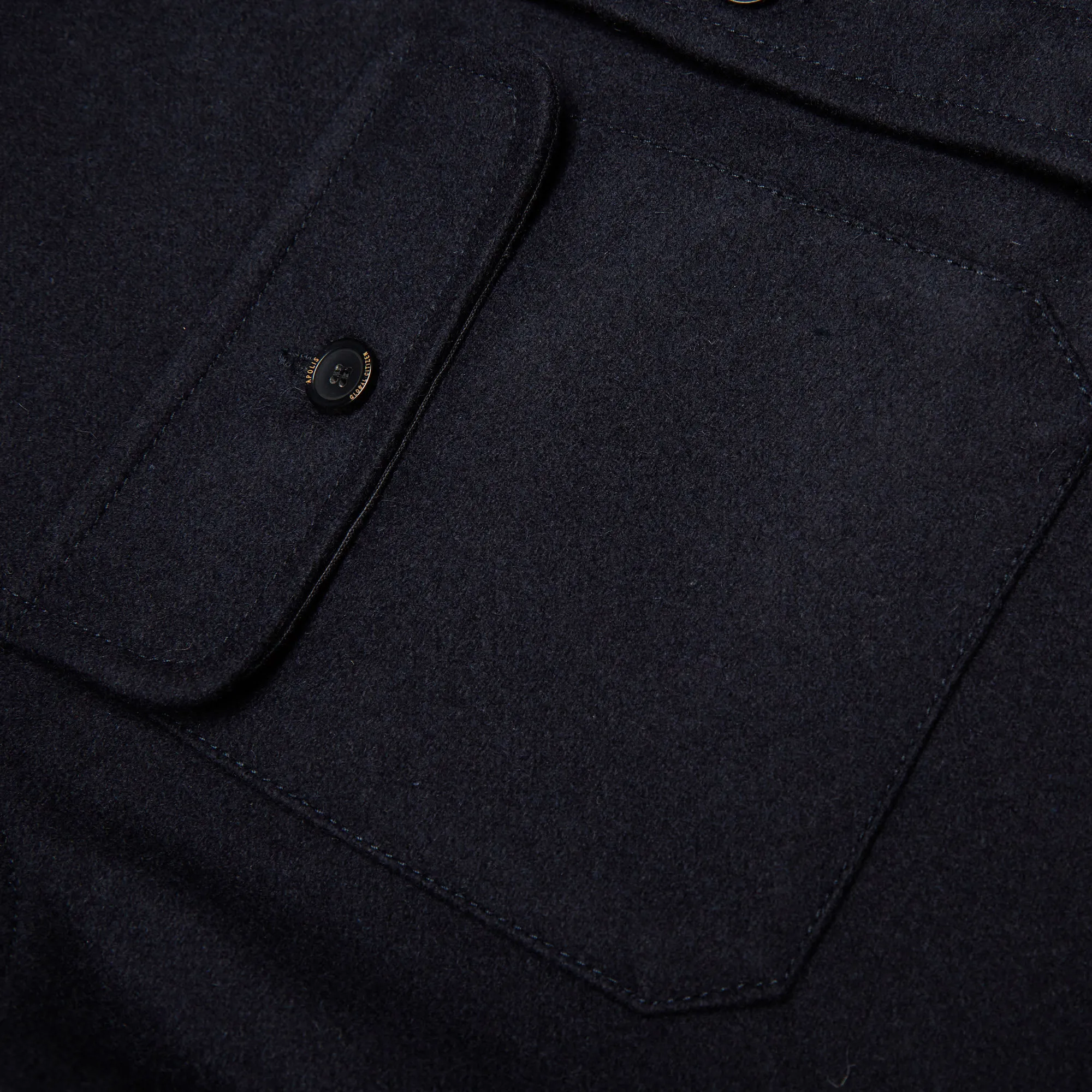 Apolis Wool CPO Shirt JacketNavy