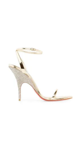 Arch Queen Strass Sandals - Platinum