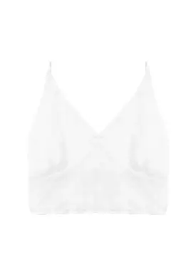 Arthur Cropped Bust Top Bright White