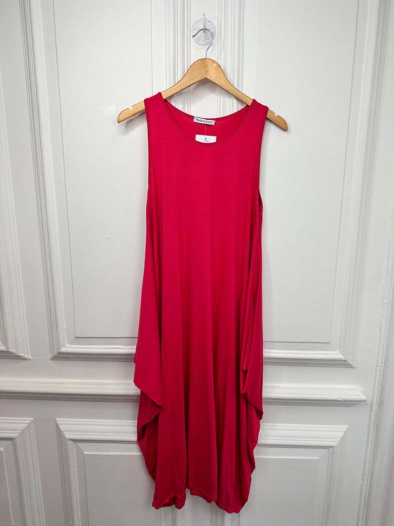 Basic Layering Dress - Fuchsia