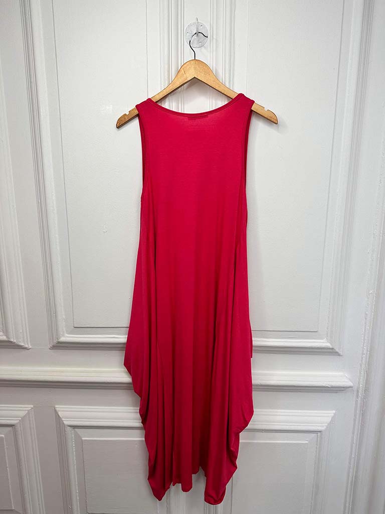 Basic Layering Dress - Fuchsia