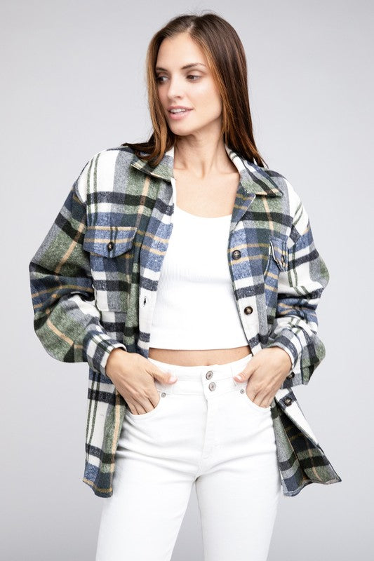 BiBi Textured Shirts With Big Checkered point