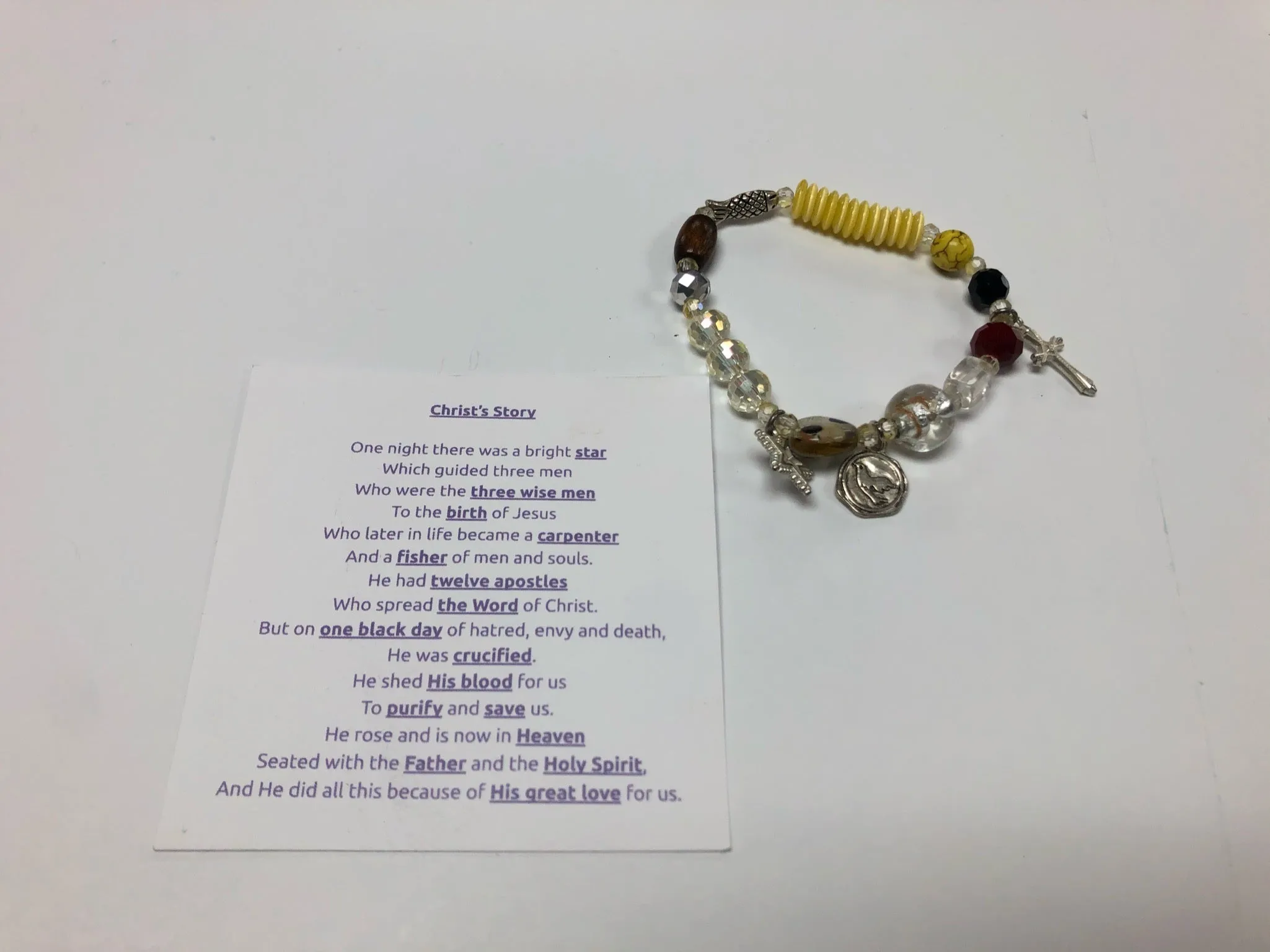 Bible Story Bracelets