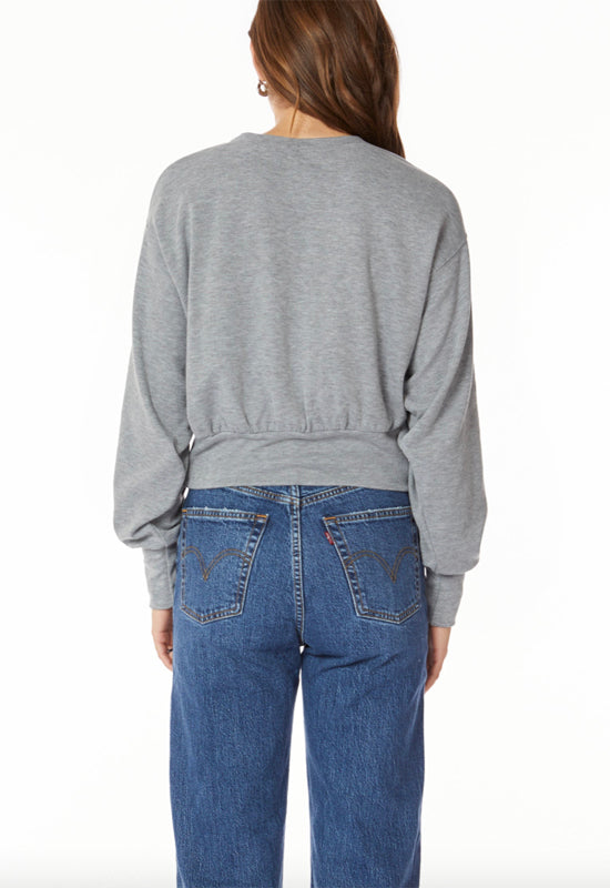 Bobi - Long Sleeve Crewneck Sweatshirt Muted Grey