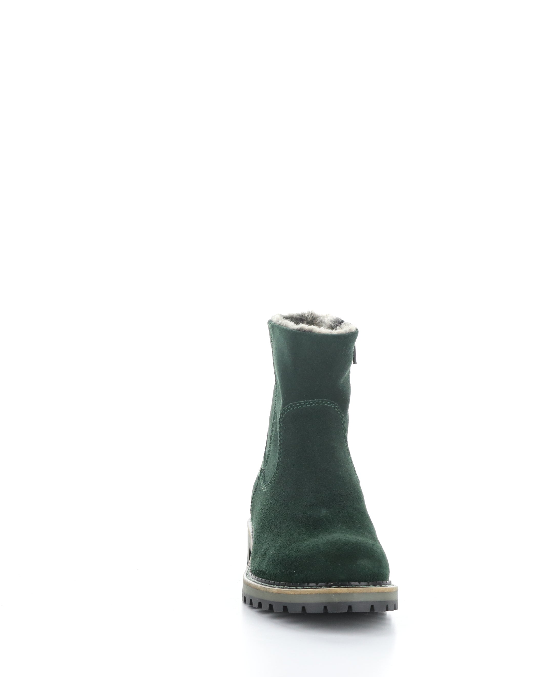 CALIB BOTTLE GREEN Round Toe Boots