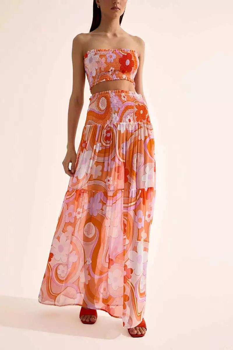 Cin Cin - Vagabond Maxi Skirt - Bloom