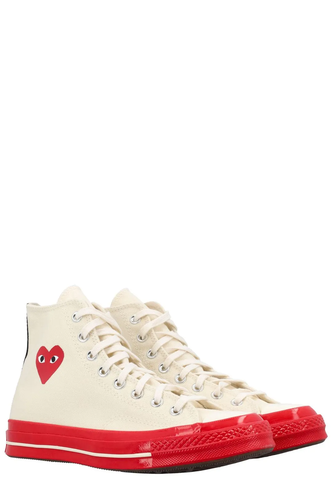 Comme Des Garons Play X Converse Chuck 70 High-Top Sneakers