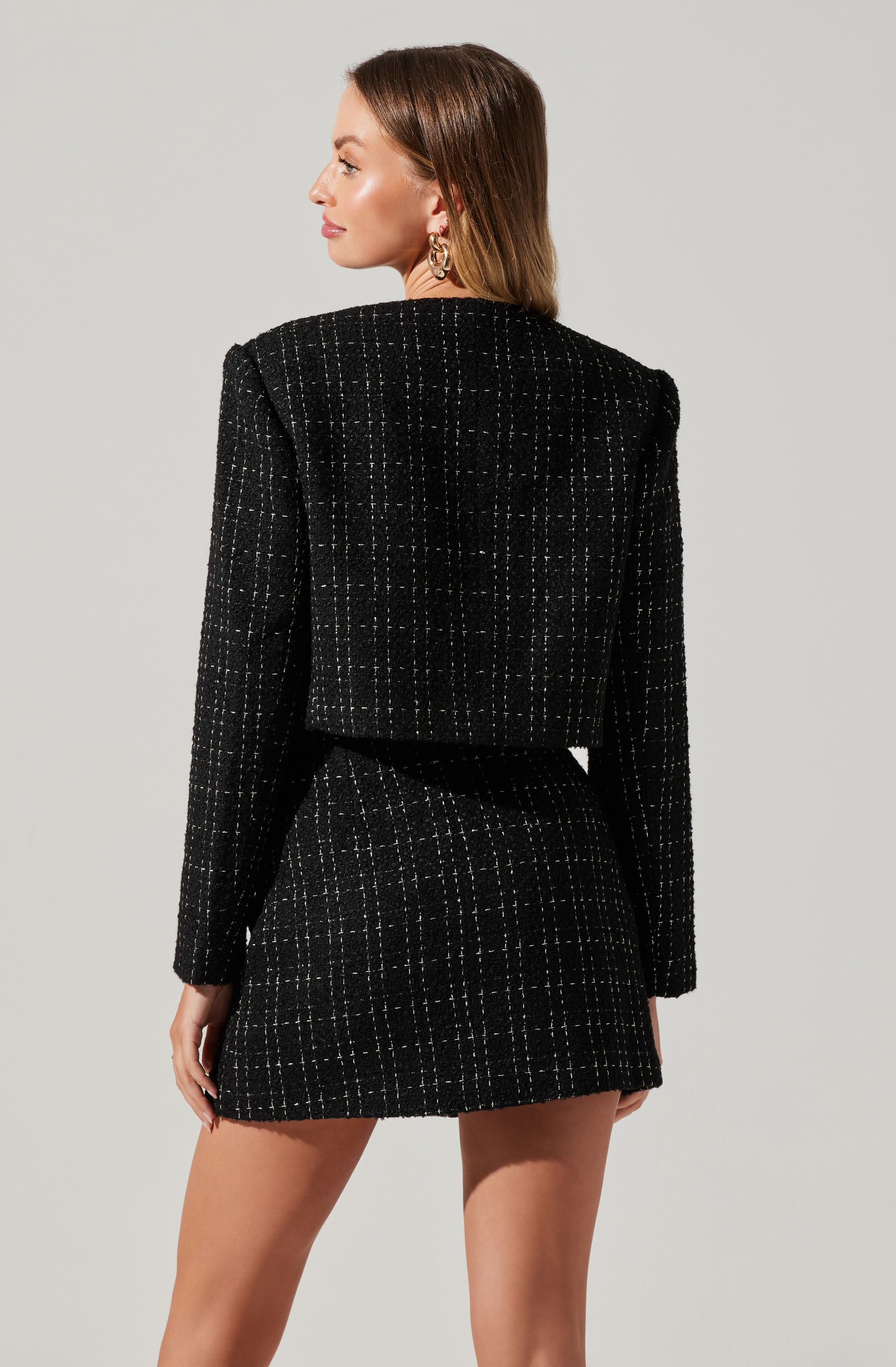 Covina Tweed Cropped Jacket