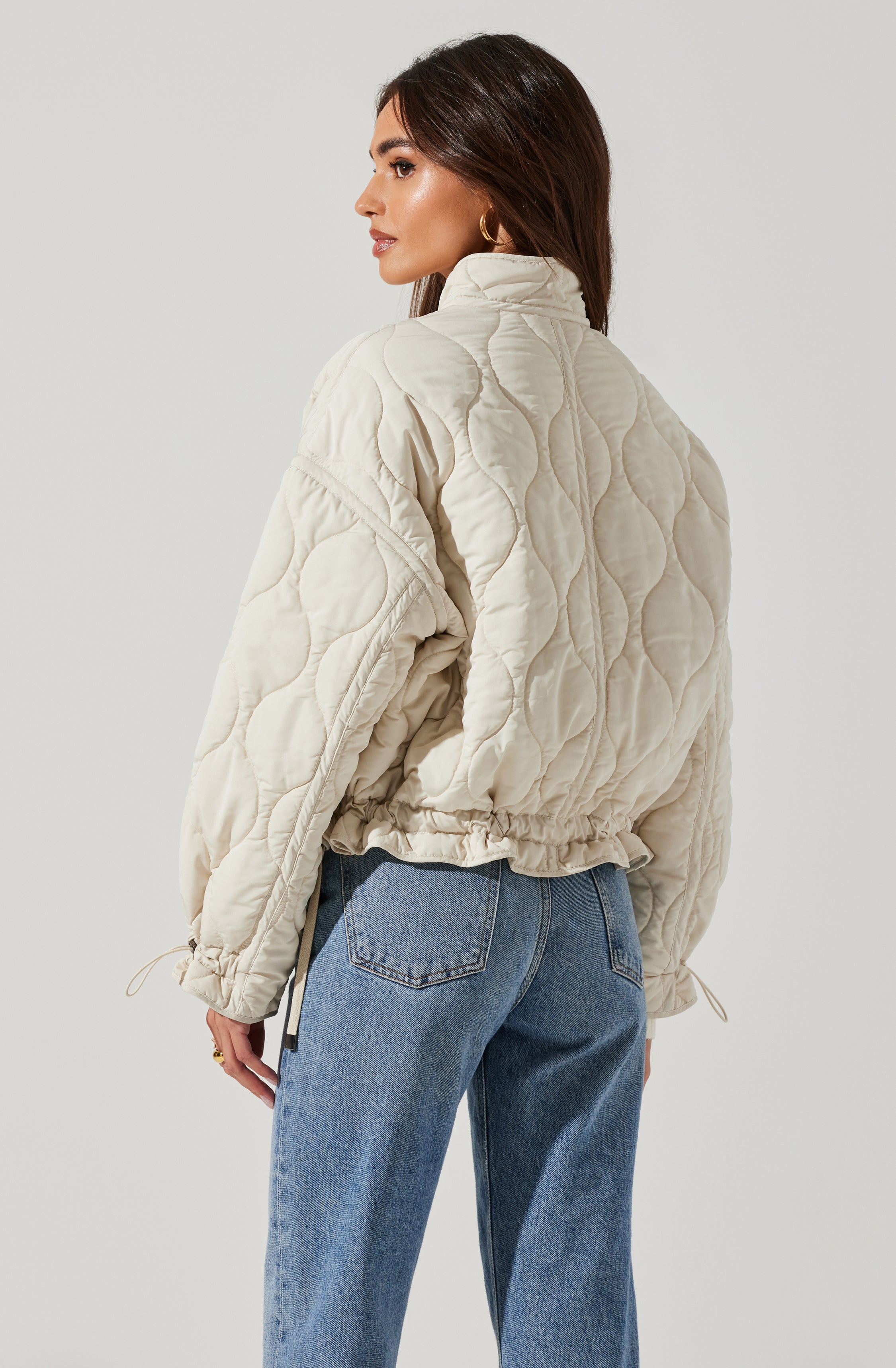 Dalia Quilted Cinched Jacket