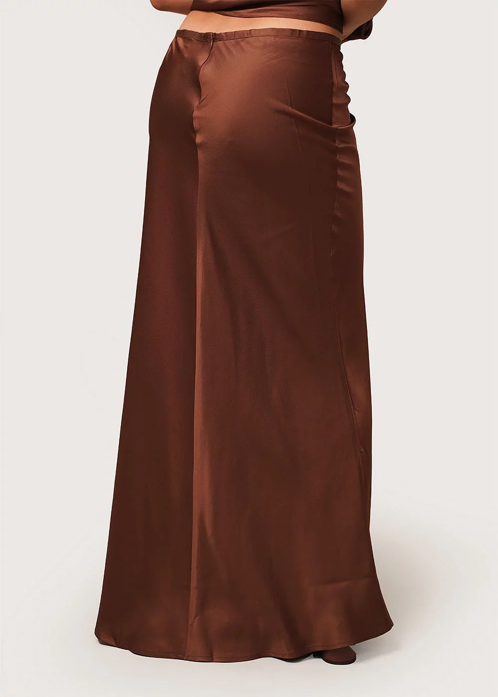 Dark Brown Dydine Fitted Skirt