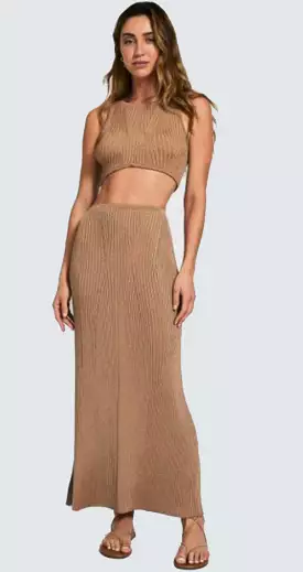 Devon Windsor - Alexia Skirt - Gold Shimmer