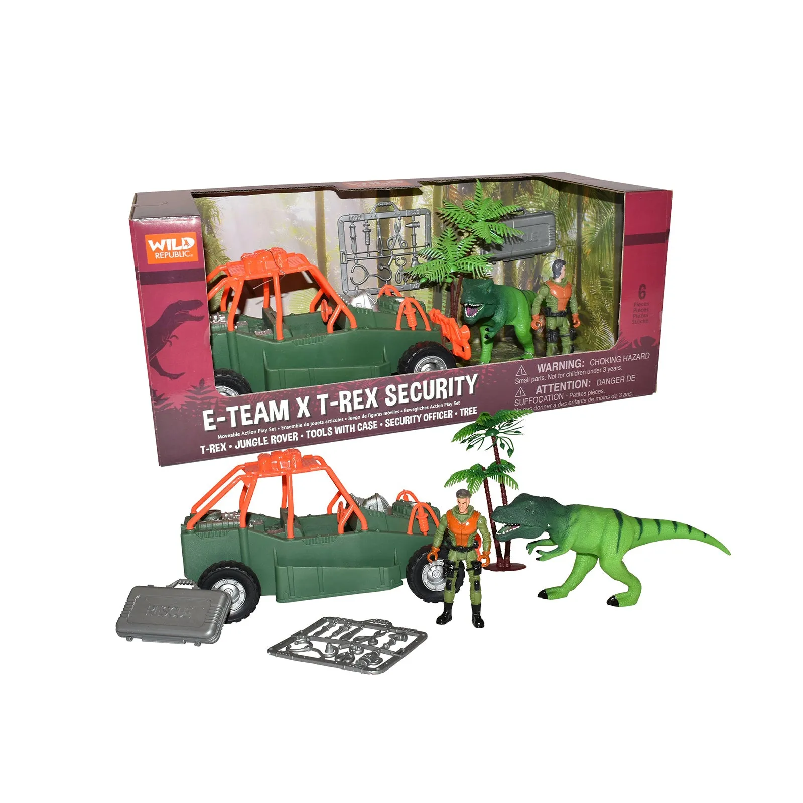 E-Team X T. rex Security Play Set