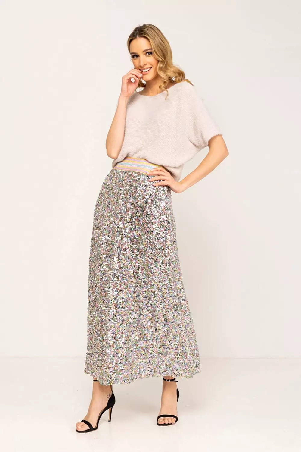 FABULOSA MIDI SKIRT SORBET