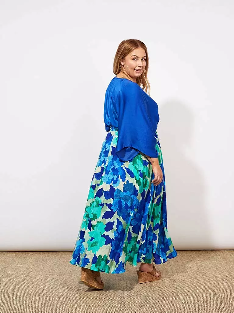 Haven Cayman Maxi Skirt - Bermuda