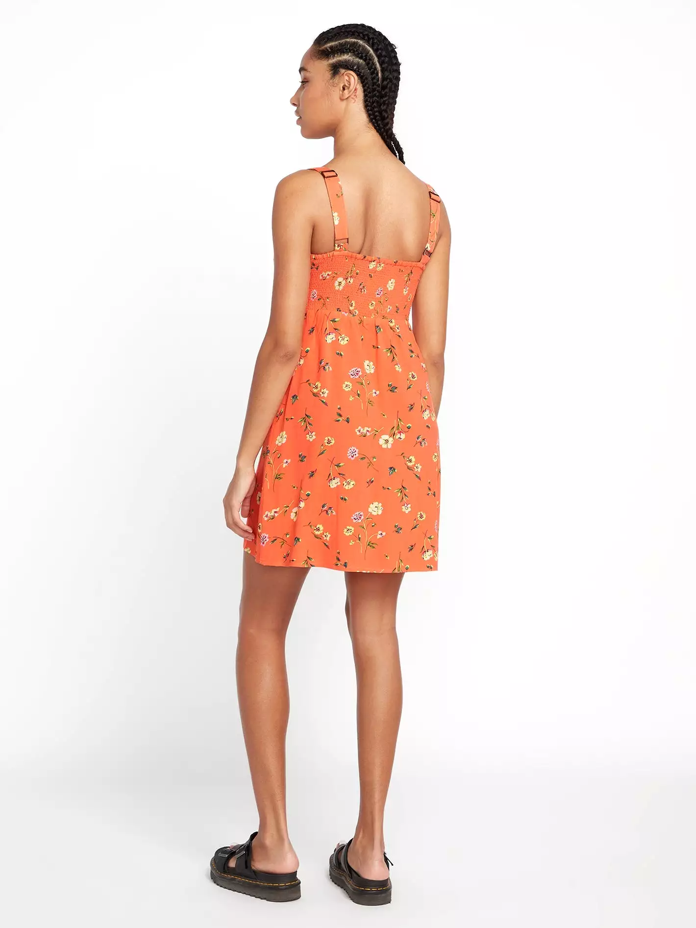 Hey Budz Dress - Dark Coral