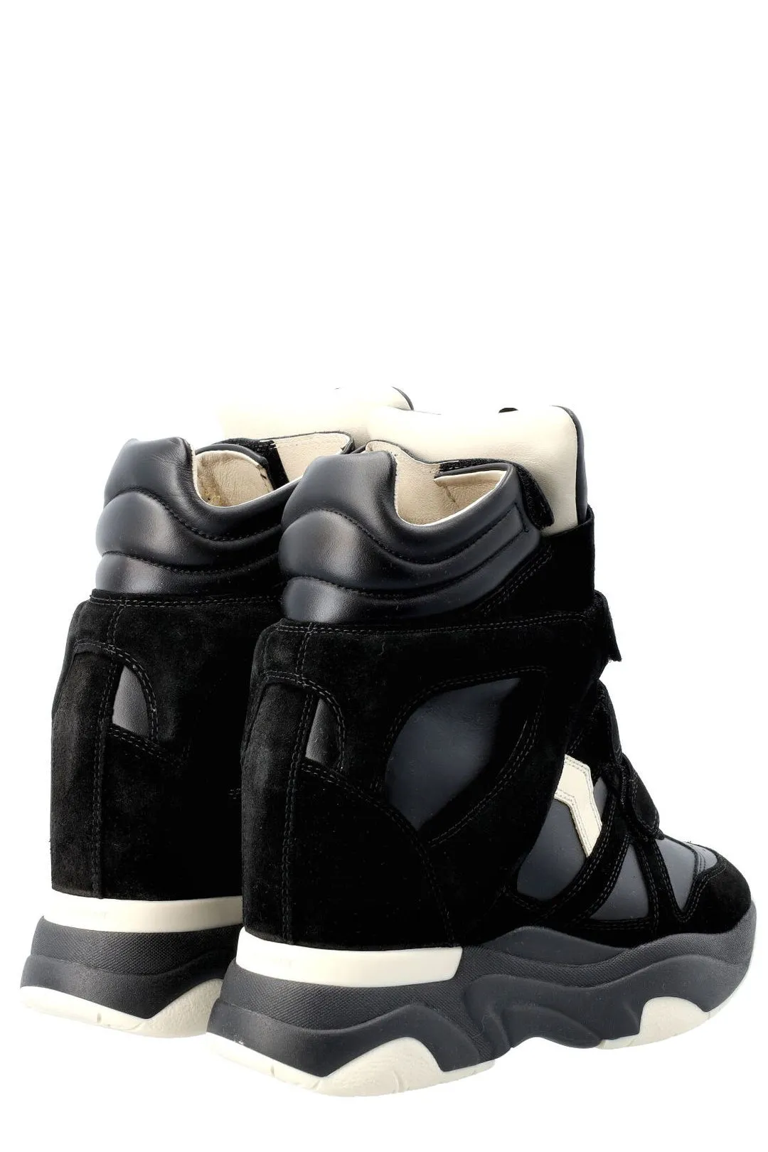 Isabel Marant Balskee Round Toe High-Top Sneakers