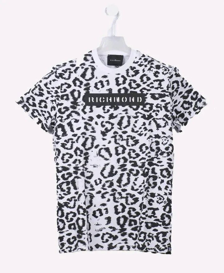 John Richmond T-Shirt White & Black