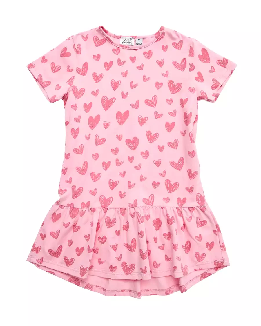 Kissed Hearts Frill Dress