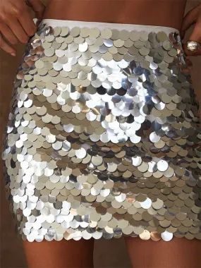 Kline Sequined Mini Skirt