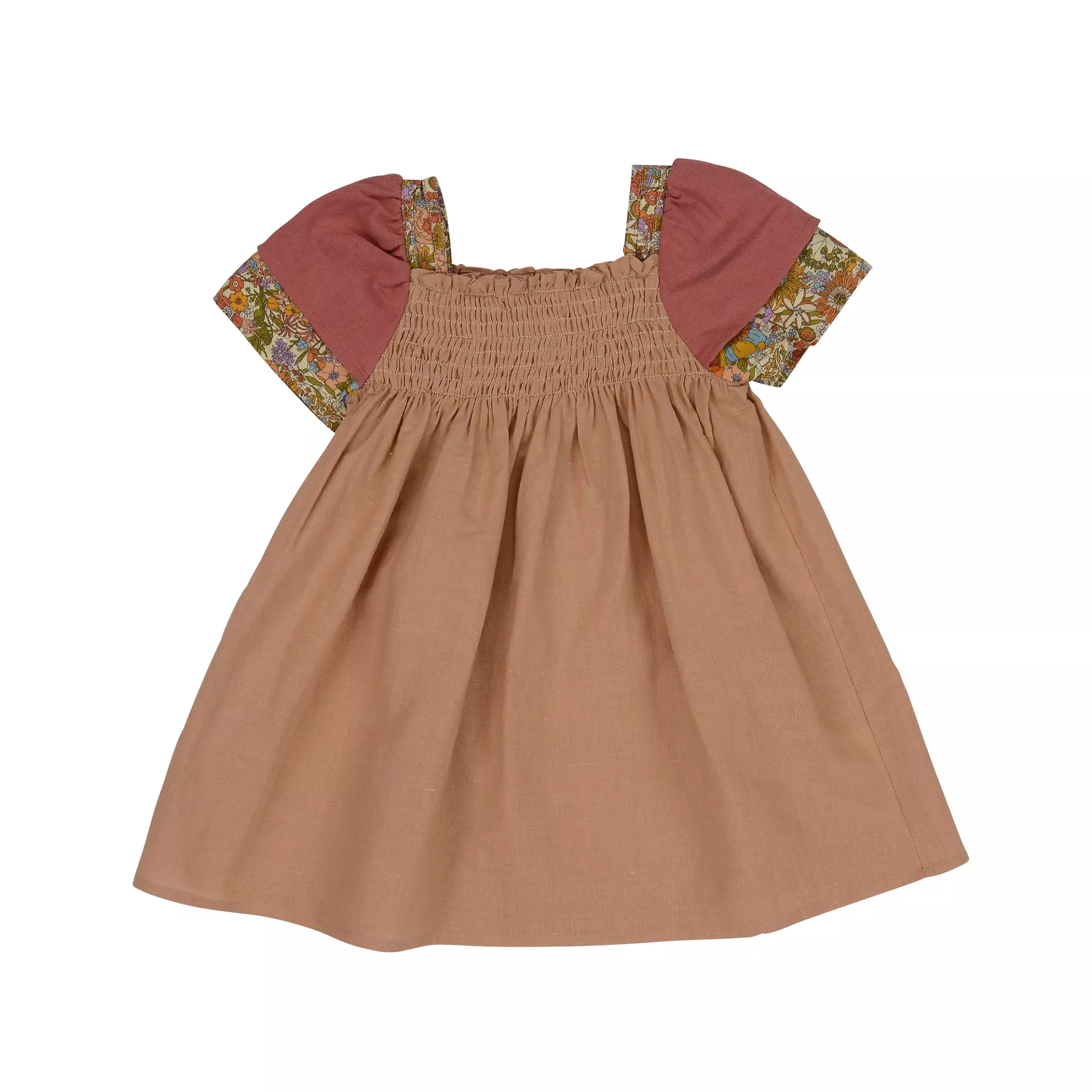 *Last One* Arthur Ave Sunset Smock Dress - Size 1yr