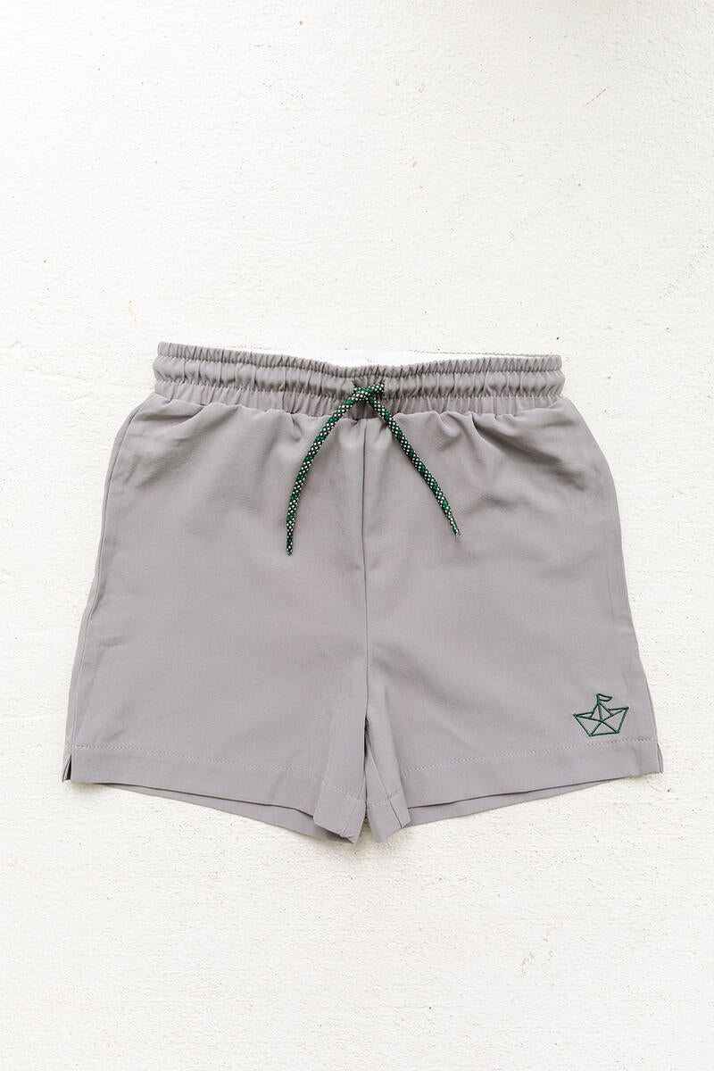 Little Paper Boat - Harrison Sport Shorts - Gray