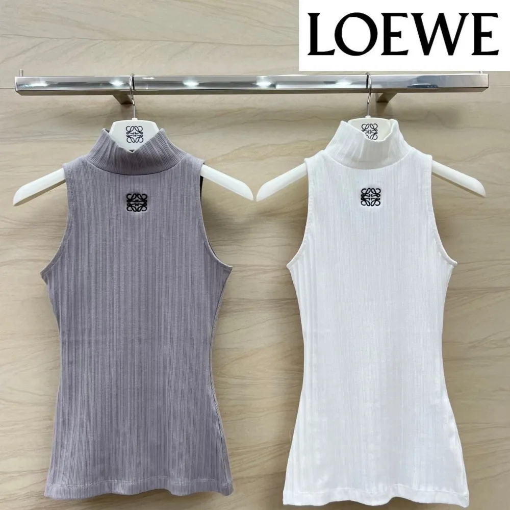 LOEWE  |High neck top in cotton blend