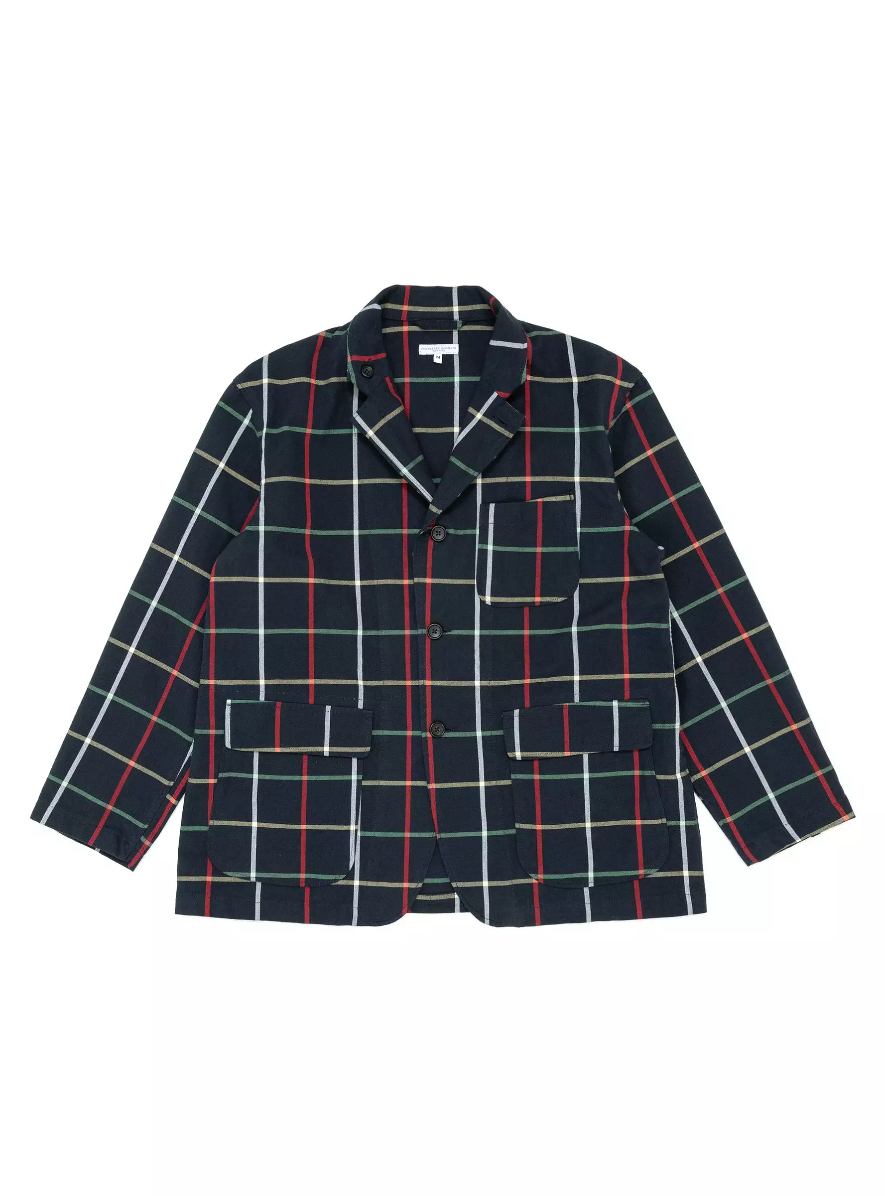 Loiter Jacket Navy Windowpane