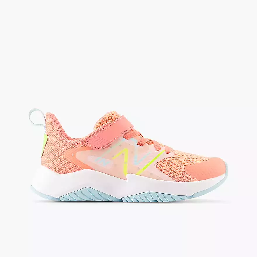 New Balance Grapefruit Rave Run v2 A/C Children’s Sneaker