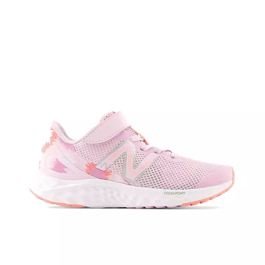 New Balance Light Raspberry Arishi v4 Bungee Lace Children’s Sneaker