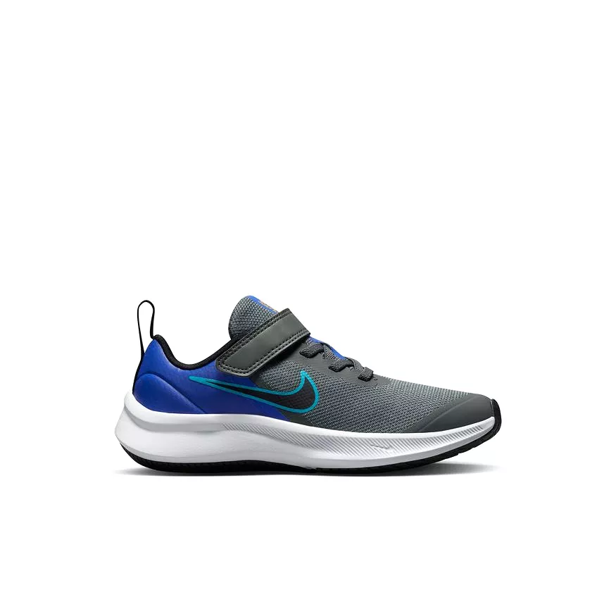 Nike Iron Grey/Black/Blue Lightning Star Runner 3 A/C Children's Sneaker