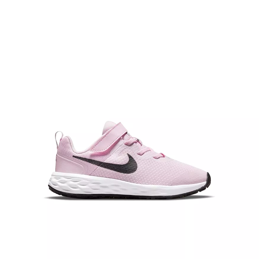 Nike Pink Foam/Black Revolution 6 A/C Children's Sneaker