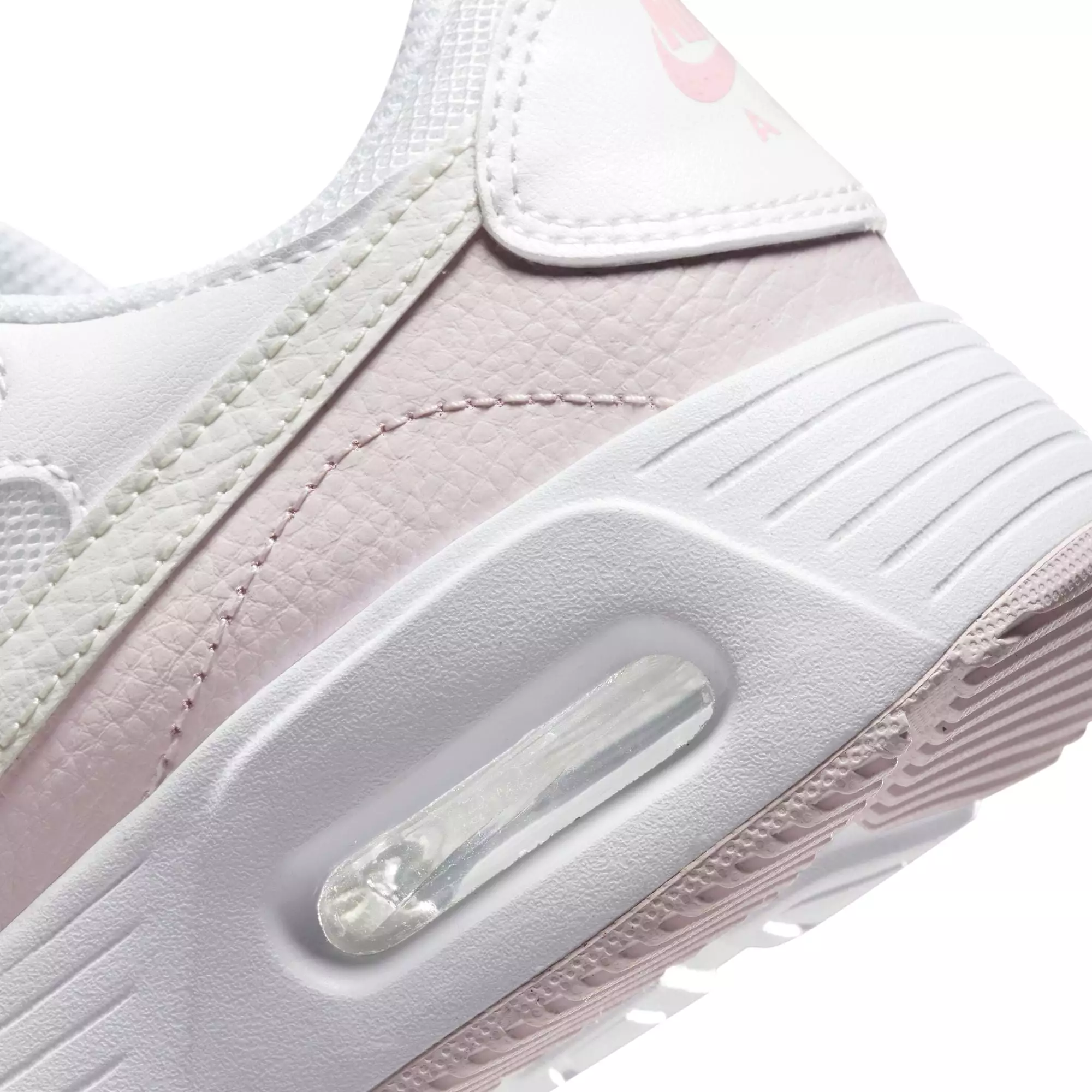 Nike White/Summit White/Pearl Pink Air Max SC Youth Sneaker