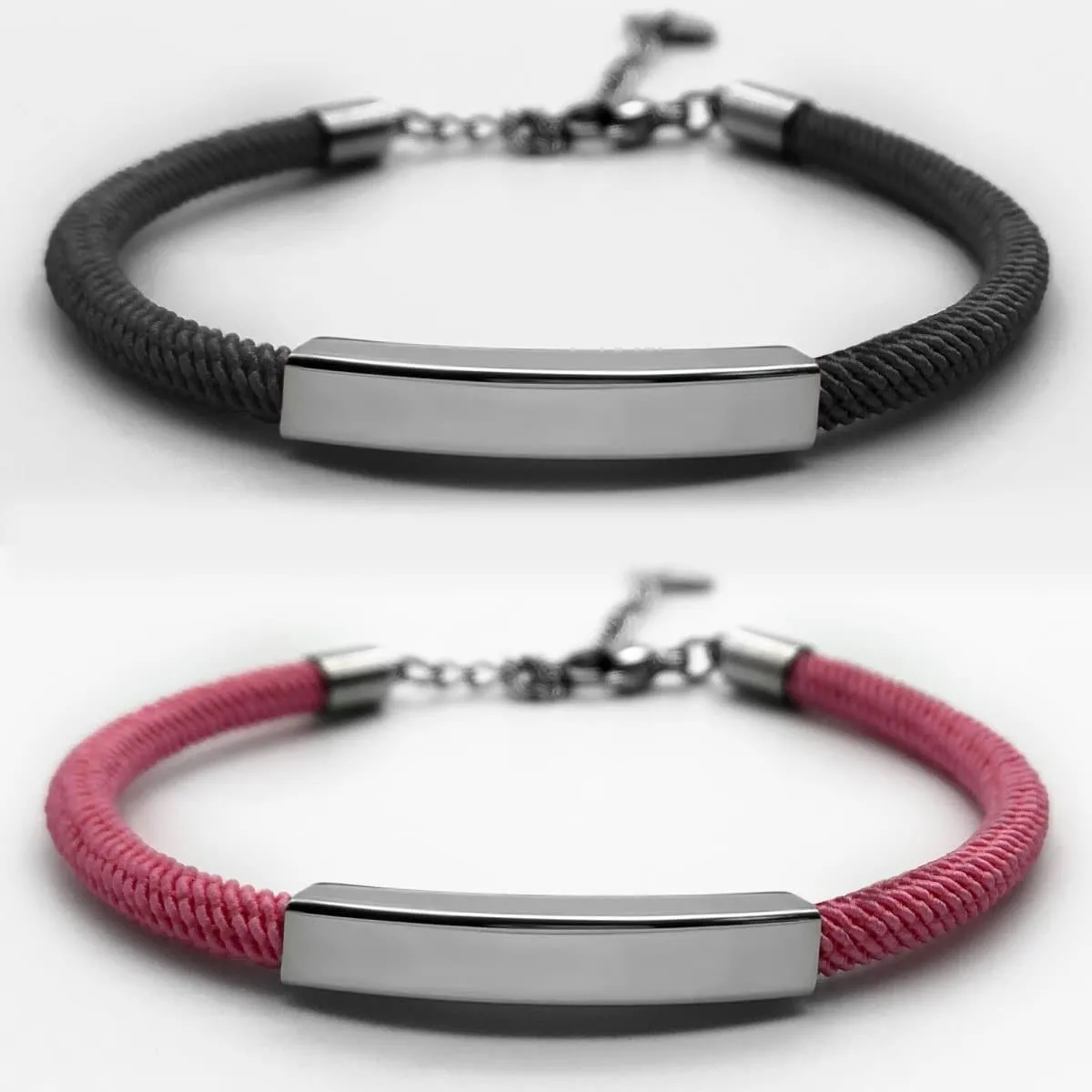 Personalized Couple Bracelets in Different Colors