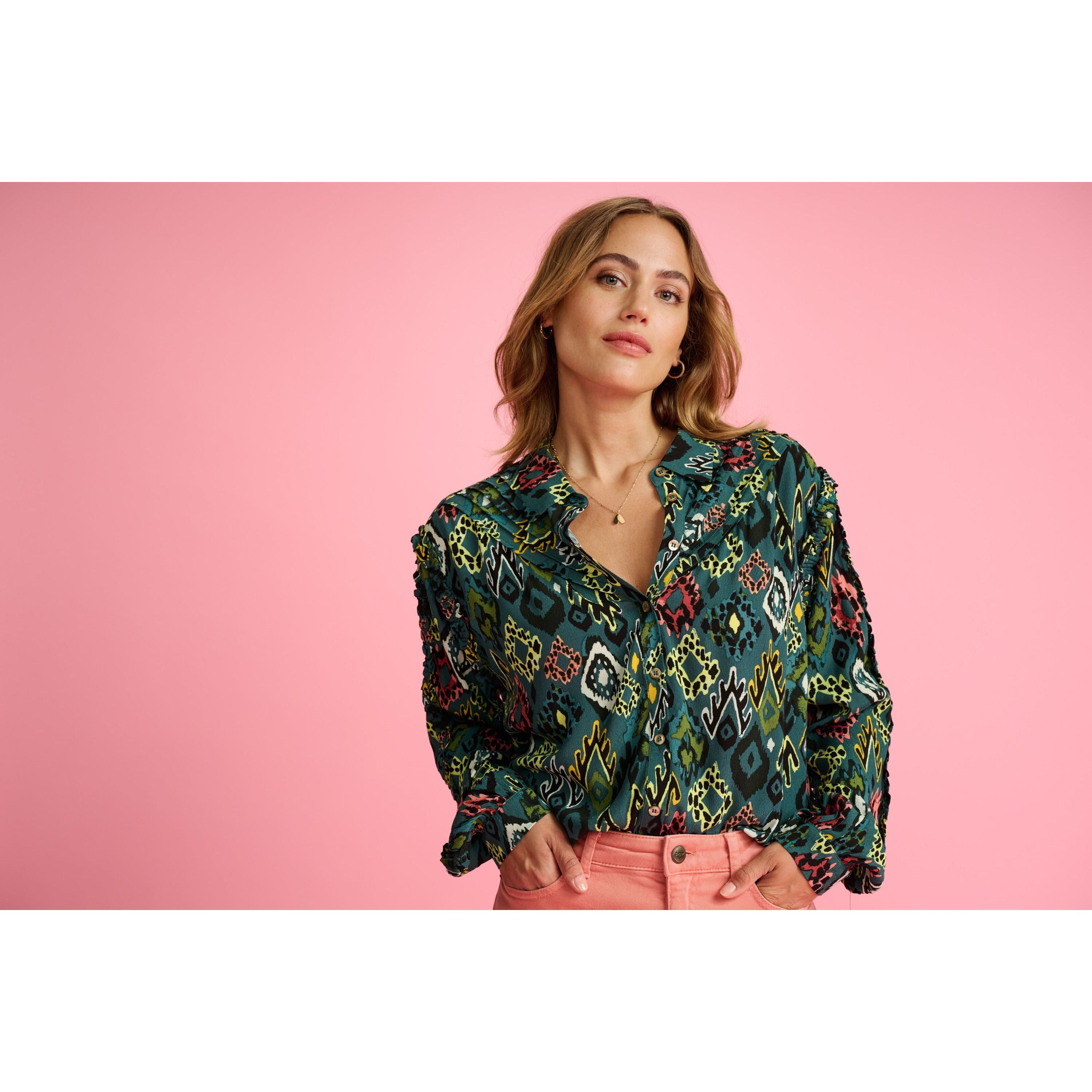 POM CRAFTS PACIFIC BLOUSE