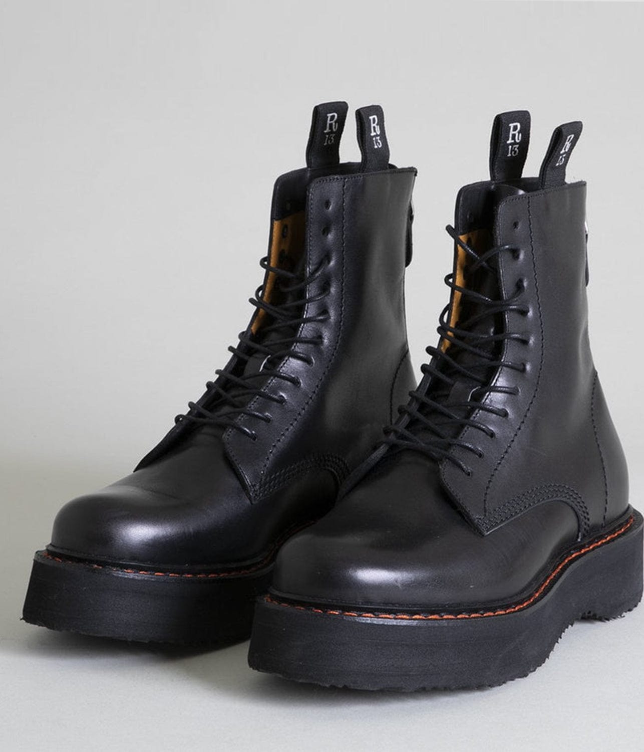 R13 STACK BOOT- BLACK