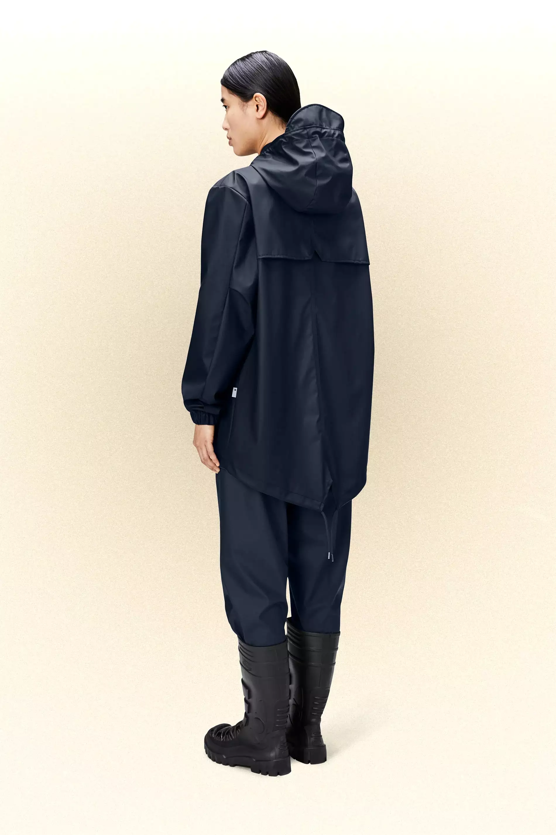 RAINS AI23-24 Fishtail Jacket Navy