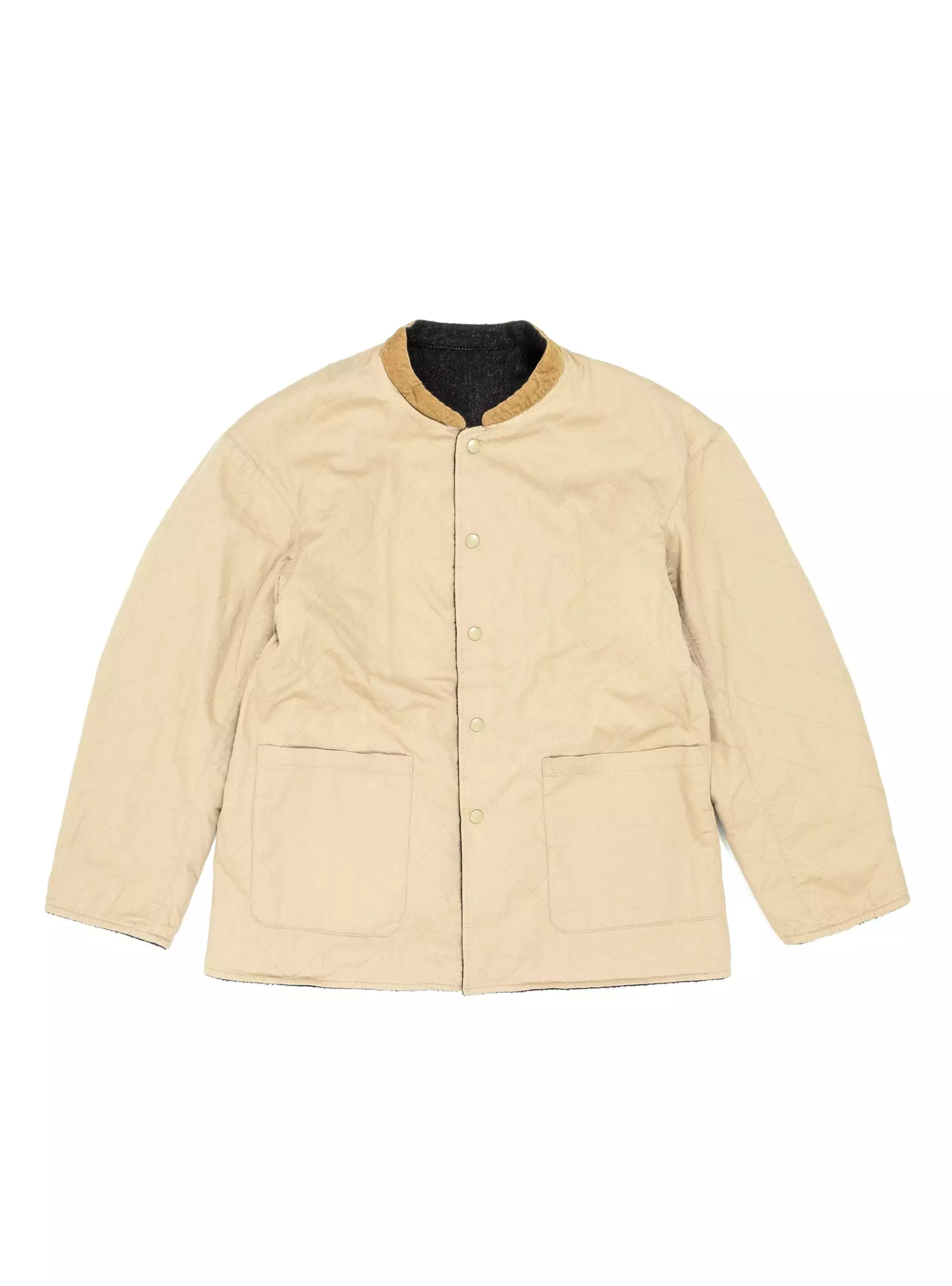 Reversible Insulation Jacket Navy & Beige