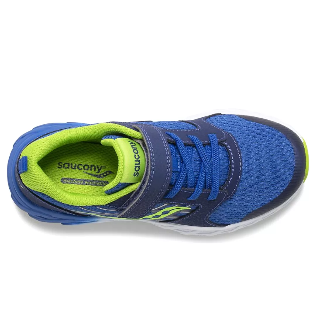 Saucony Blue/Green Wind 2.0 A/C Children's Sneaker