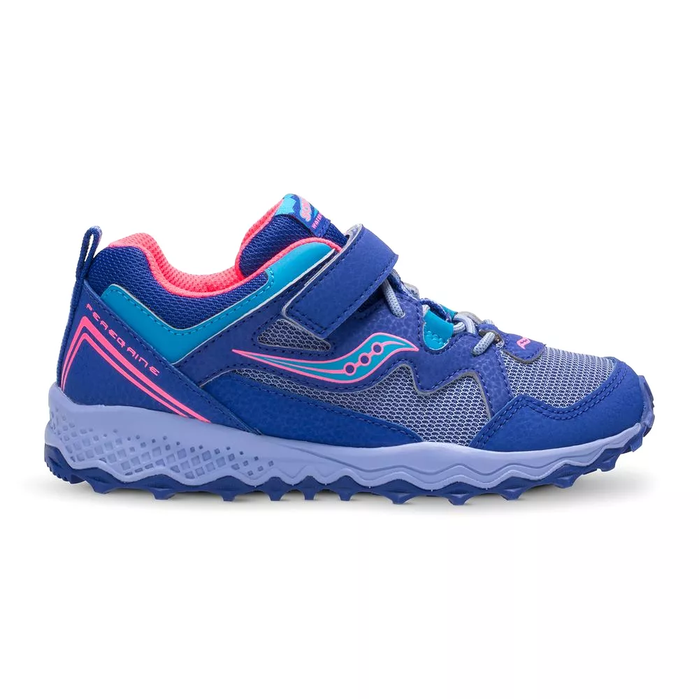 Saucony Blue/Purple/Coral Peregrine Shield A/C Children's Sneaker