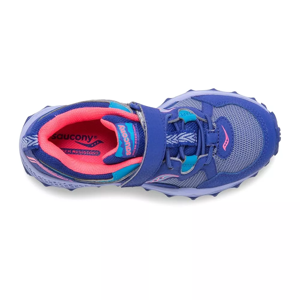 Saucony Blue/Purple/Coral Peregrine Shield A/C Children's Sneaker