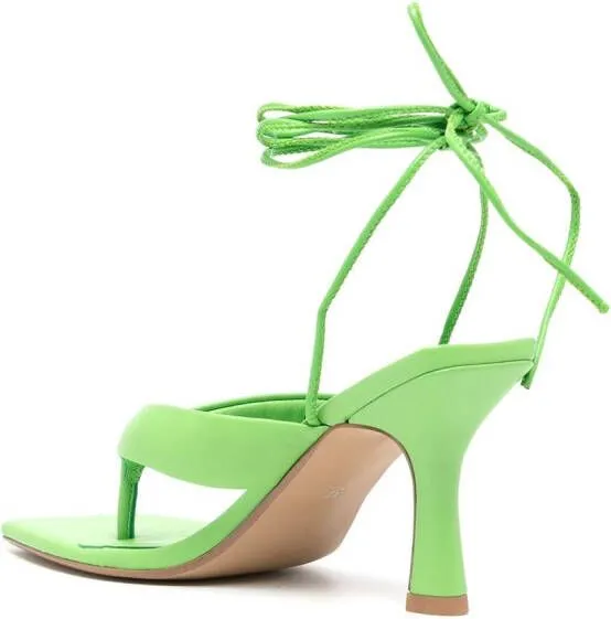 Senso Ultima 80mm flip-flop sandals Green