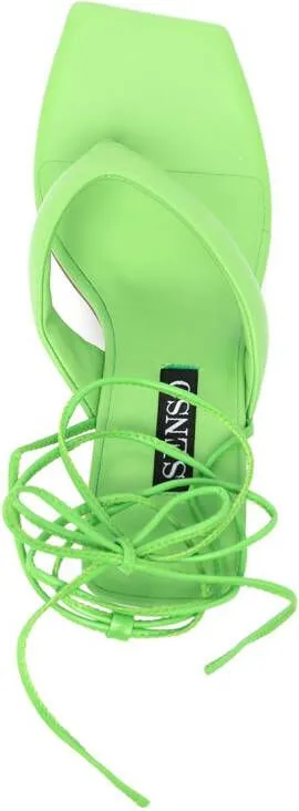 Senso Ultima 80mm flip-flop sandals Green